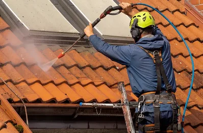 Démoussage et hydrofuge de toiture à Salsigne